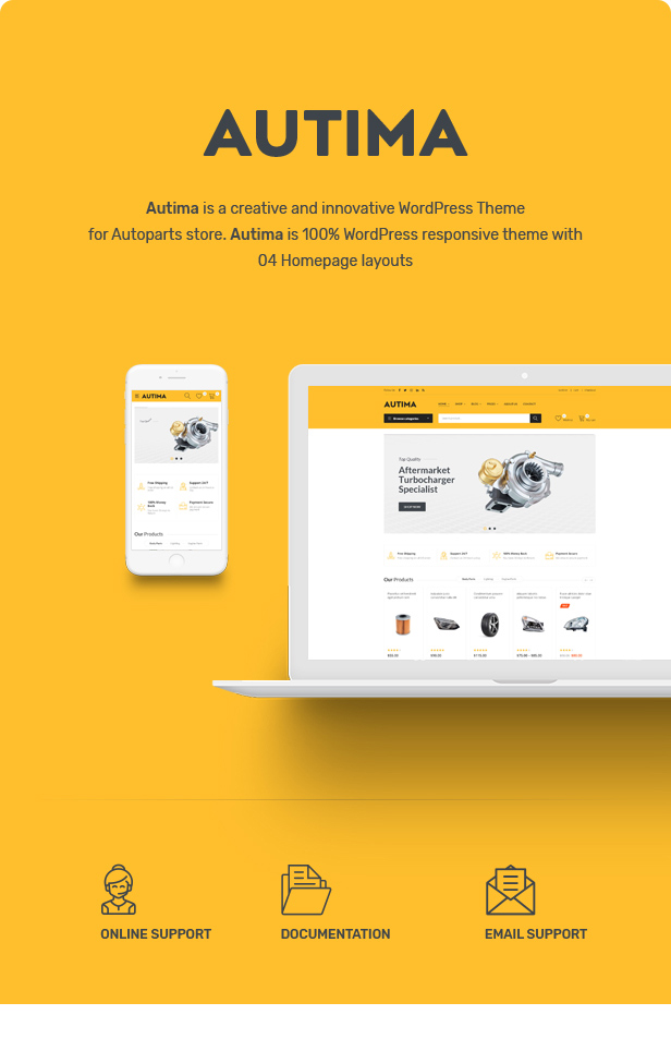 Autima - Car Accessories Theme for WooCommerce WordPress