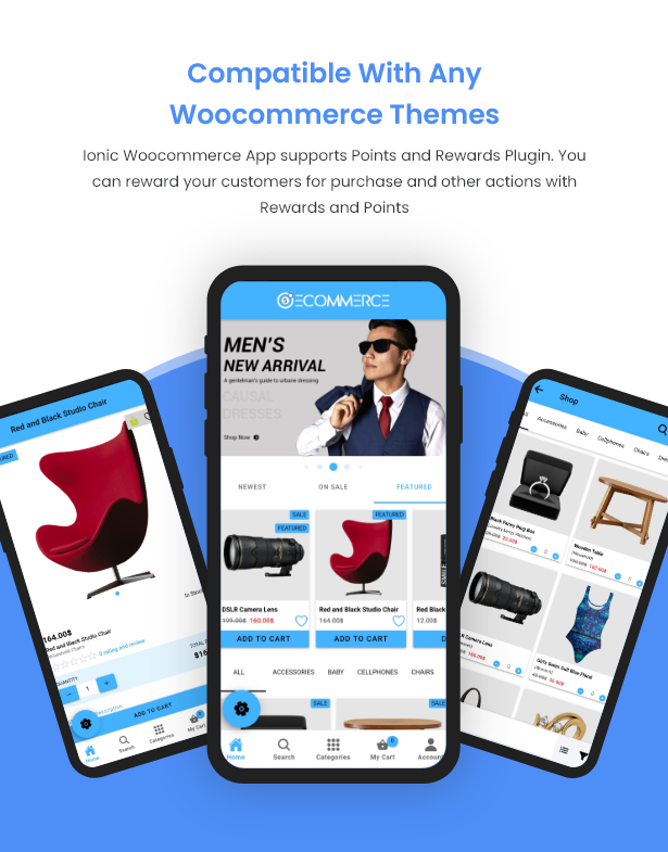 Ionic React Woocommerce - Universal Full Mobile App Solution for iOS & Android / Wordpress Plugins - 28