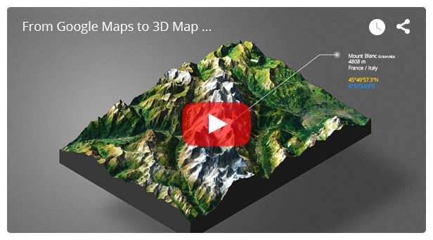 3D Map Generator - Atlas - From Heightmap to real 3D map - 6