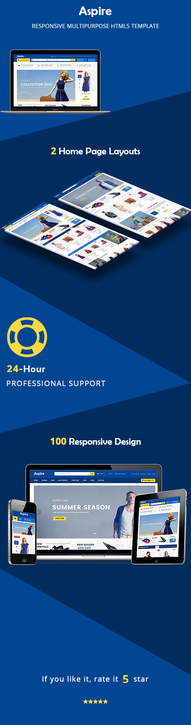 aspire responsive html template