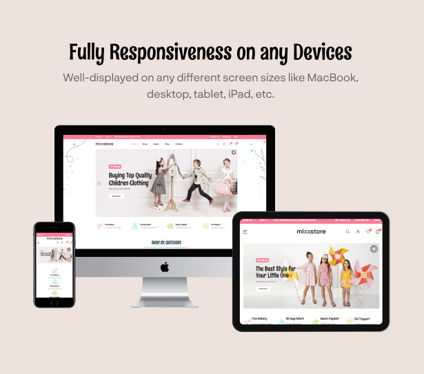 Fully Responsiveness on any Device