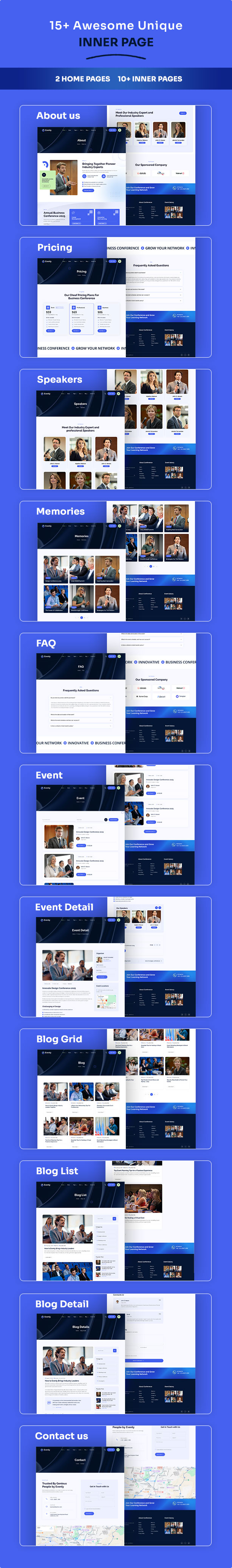 Evenly - Conference & Event WordPress Theme - 3