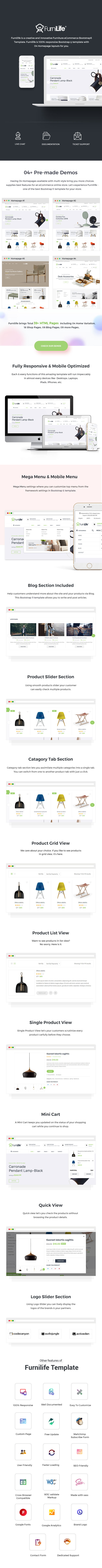 Furniture eCommerce HTML Template - Furnilife - 1