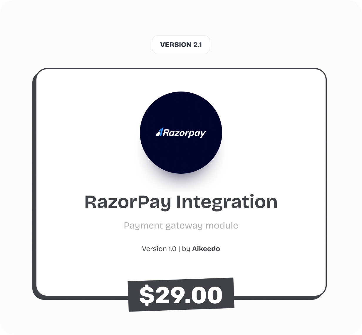 RazorPay Payment Gateway Plugin aikeedo @heyaikeedo