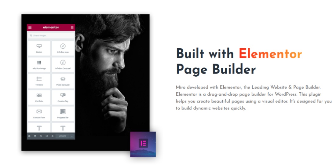 Miro - Personal Portfolio WordPress Theme - 3