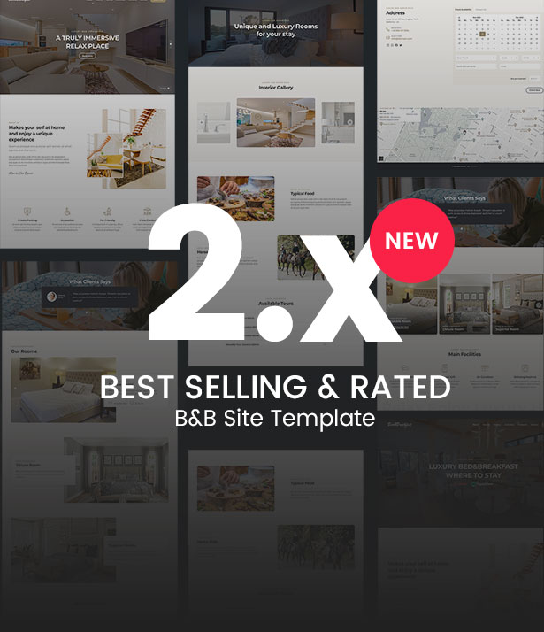 Bed&Breakfast Single Page Template