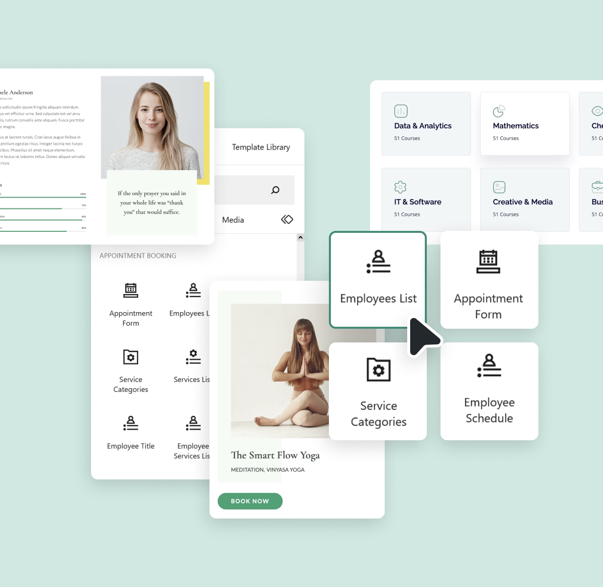 Widgets Beyond the Appointment Scheduling Calendar