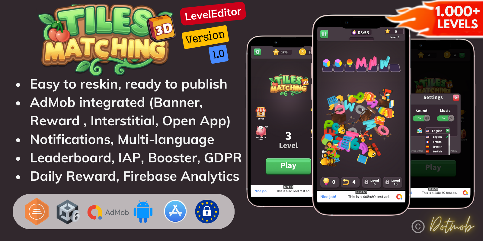 Triple Matching 3D - Unity Complete Game