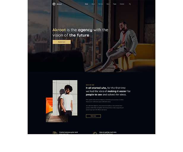 Akroot | It is the Multi-purpose Creative HTML5 Template - 6