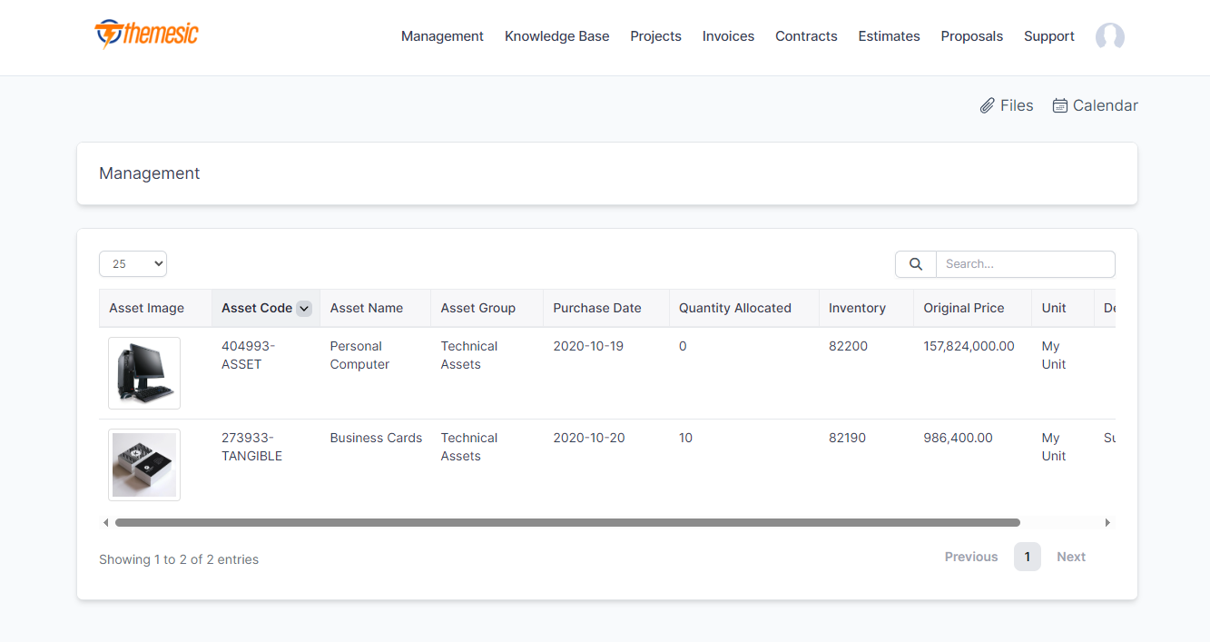 Assets Management & Asset Tracking module for Perfex CRM - 11