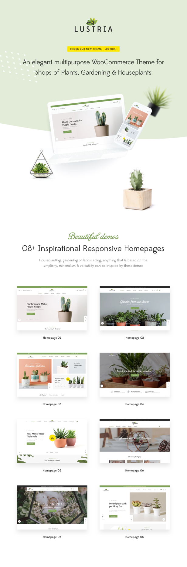 Lustria - MultiPurpose Plant Store WordPress Theme - 10