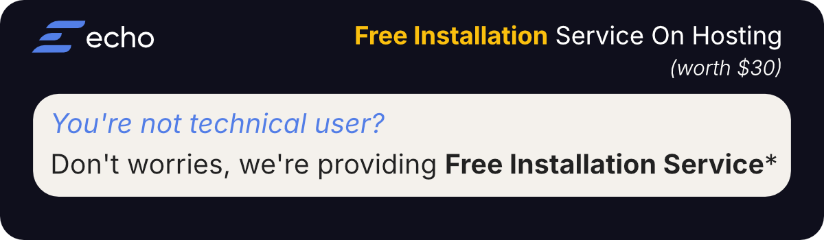 Free installation service