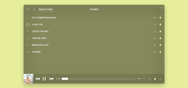 sPlayer | Starred Music