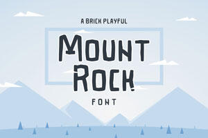 Mountrock Font