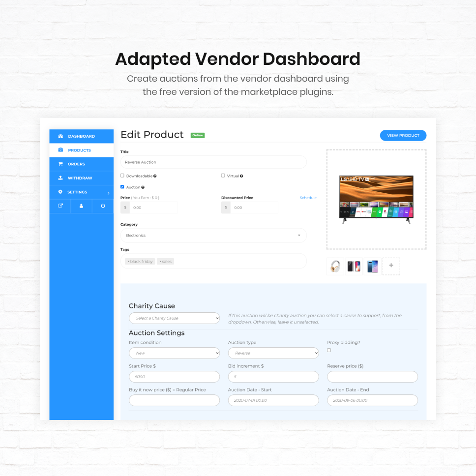 iBid - Multi Vendor Auctions WooCommerce Theme - 34