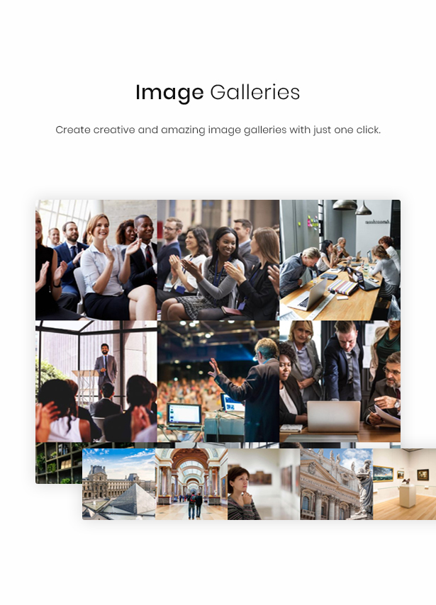 WordPress galleries theme