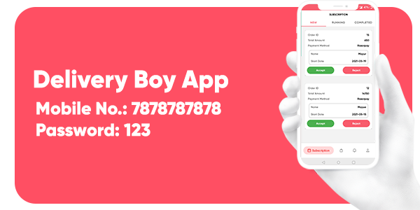 Dairy Products, Grocery, Daily Milk Delivery Mobile App with Subscription | Customer & Delivery App - 7