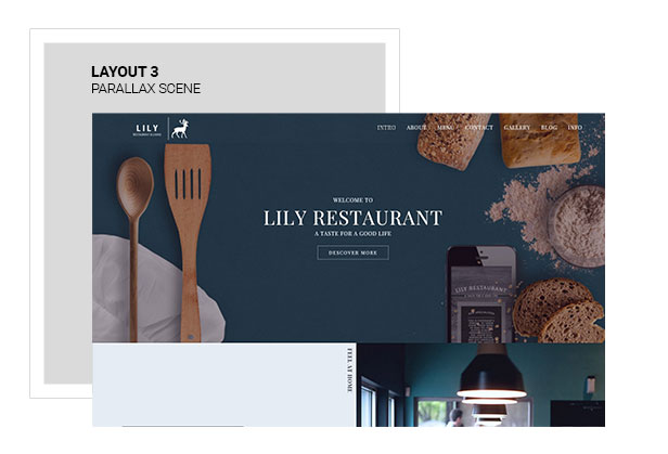 Lily | One Page Restaurant WordPress Theme - 3