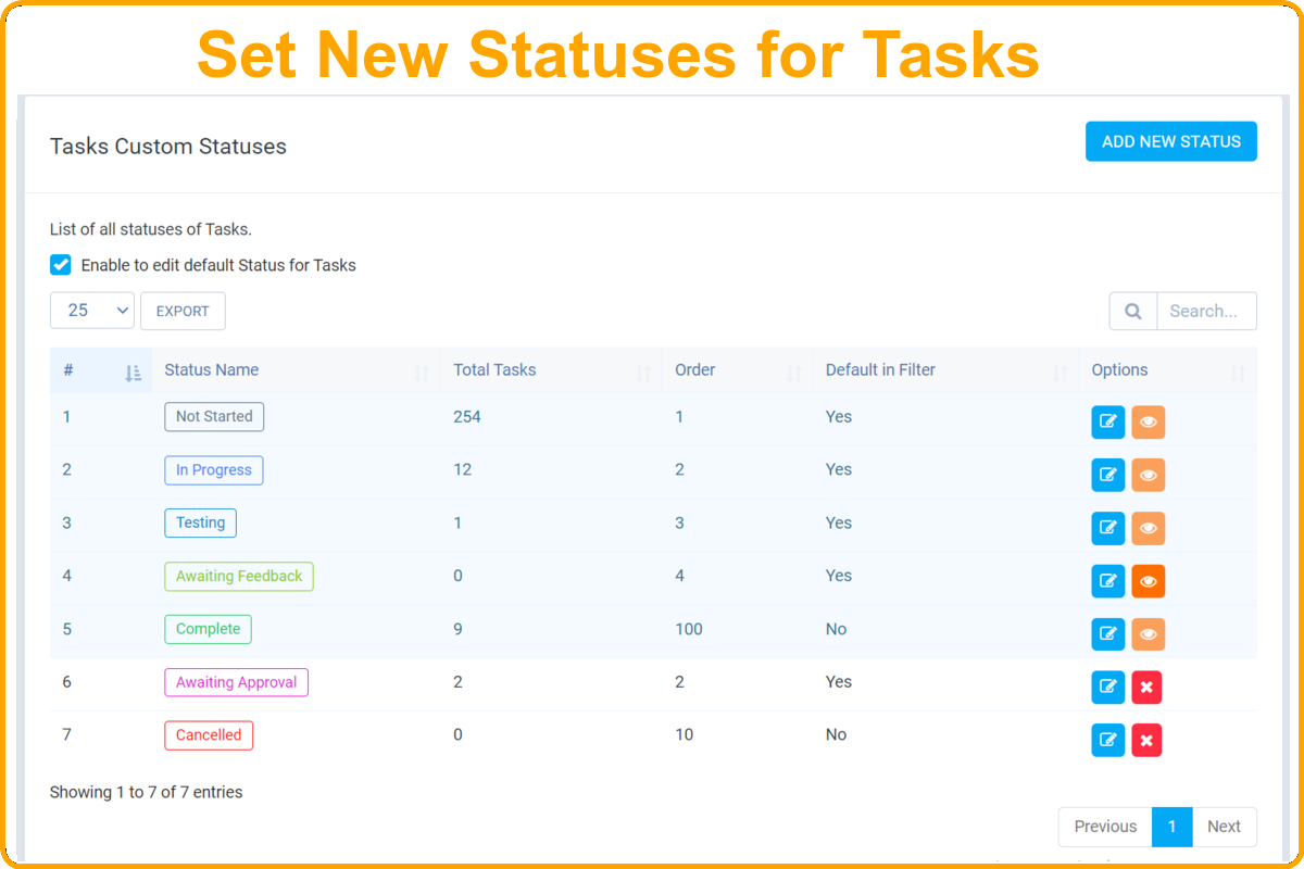 Add-on Statuses Module for Perfex CRM - 4