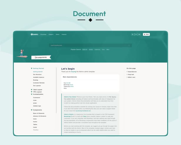 Admiro Admin Dashboard theme