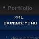 Dynamic xml expend menu