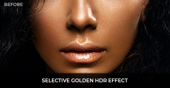 Selective-Golden-HDR-Effect