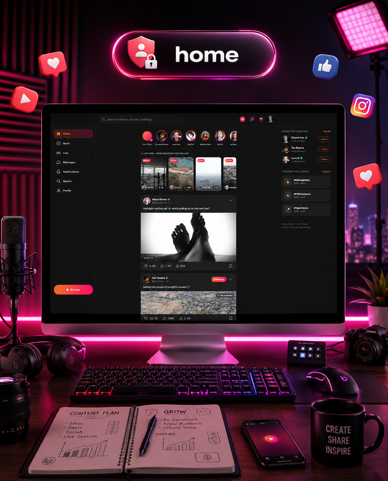 DTTrends – TikTok Clone | Reels, Live Streaming, PK Battle, Story, Feed, Chat | Flutter App - 41