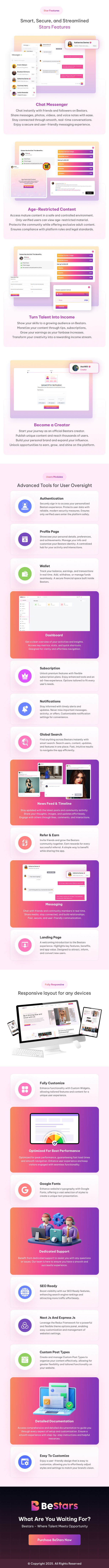 BeStars - Creator Talent Social Community & Membership SaaS Platform - 3