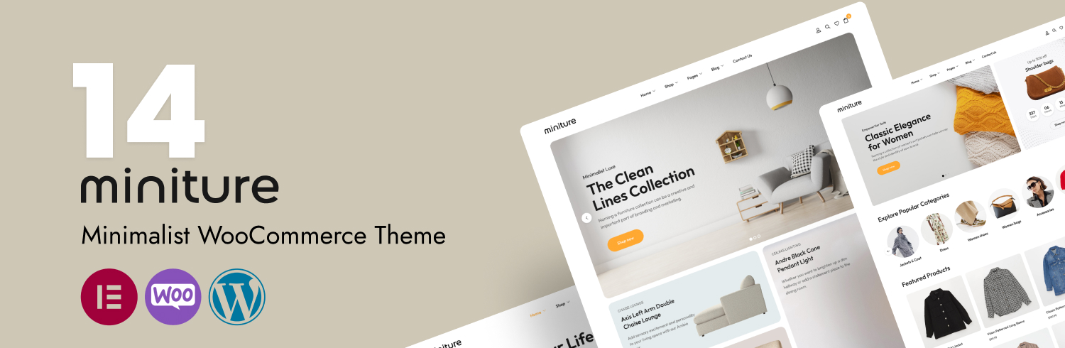 Mixtas - Minimalist Fashion WooCommerce Theme - 1