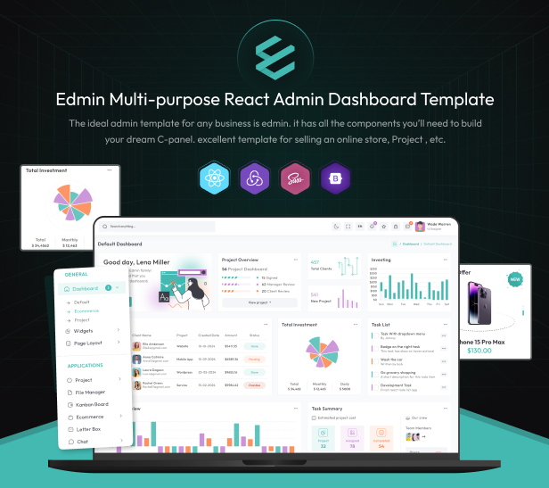 Edmin Admin Dashboard theme