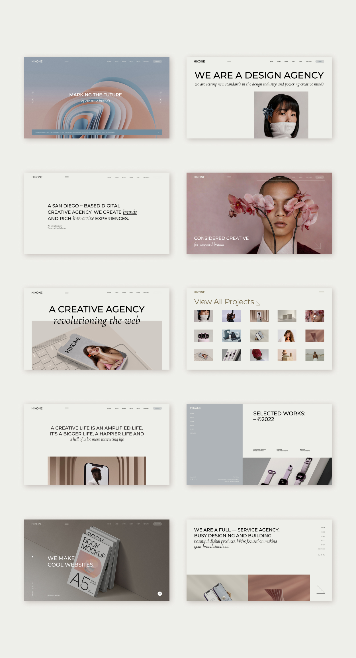 Hikone - Minimal Portfolio WordPress Theme