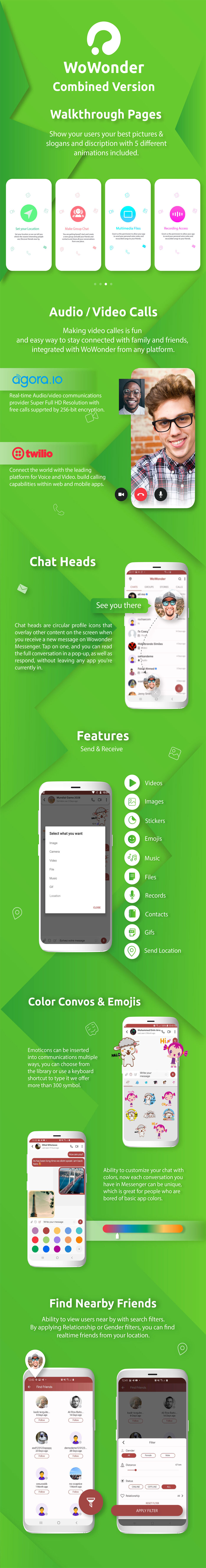 WoWonder Android Messenger - WoWonder Social Script için Mobil Uygulama - 3