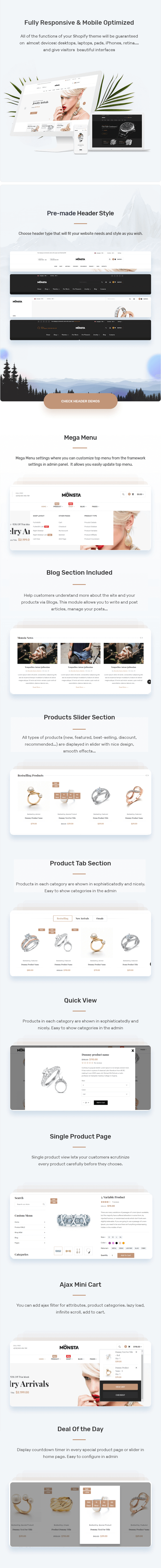 Monsta - Jewelry Shopify Theme