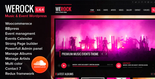 Poison - Music HTML One Page Template