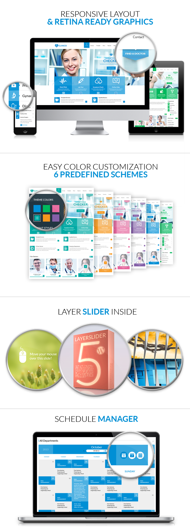 Clinico - Responsive Medical and Health Template