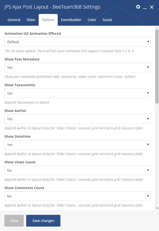 JPS Ajax Post Layout - Addon For WPBakery Page Builder - 22