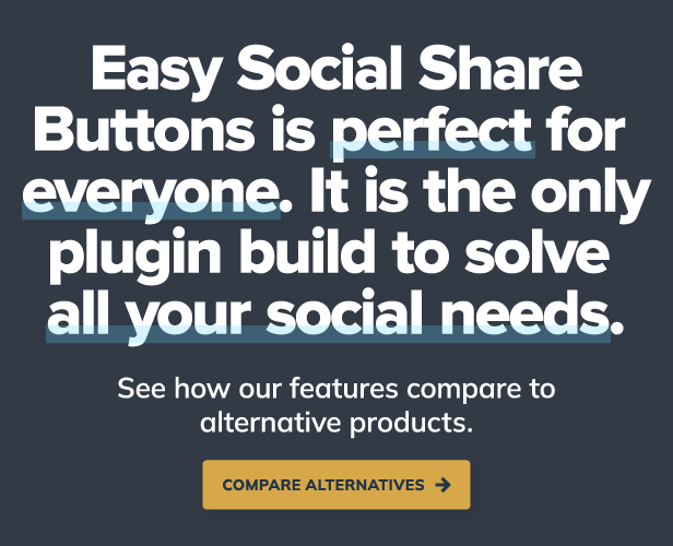 Easy Social Share Buttons for WordPress