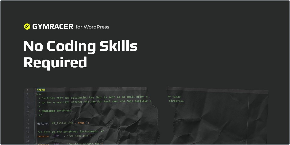 No coding Skills Required
