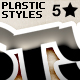 Plastic Text Style - GraphicRiver Item for Sale