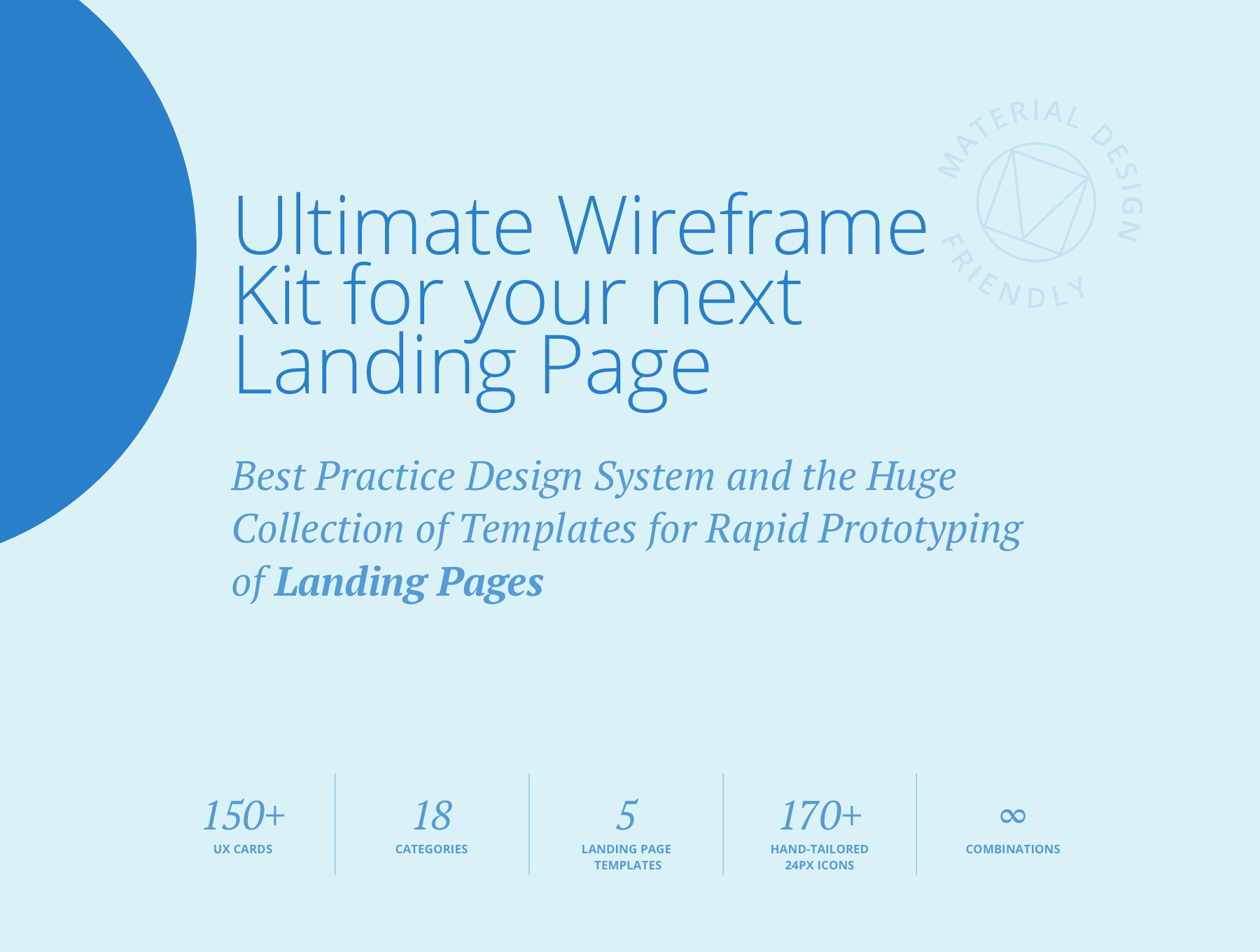 Protogonist 4 Wireframe Kit – Ultimate Wireframe Kit for your next Landing Page - 2
