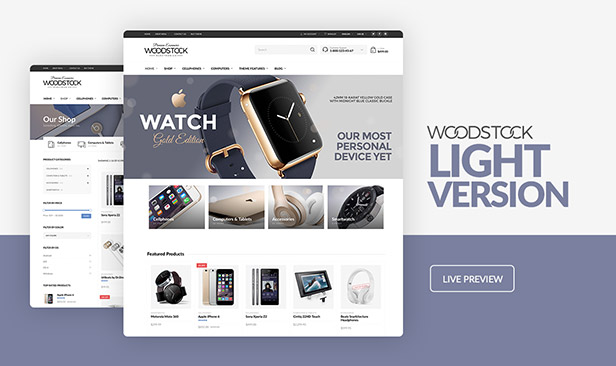 Woodstock - Electronics Store WooCommerce Theme - 3