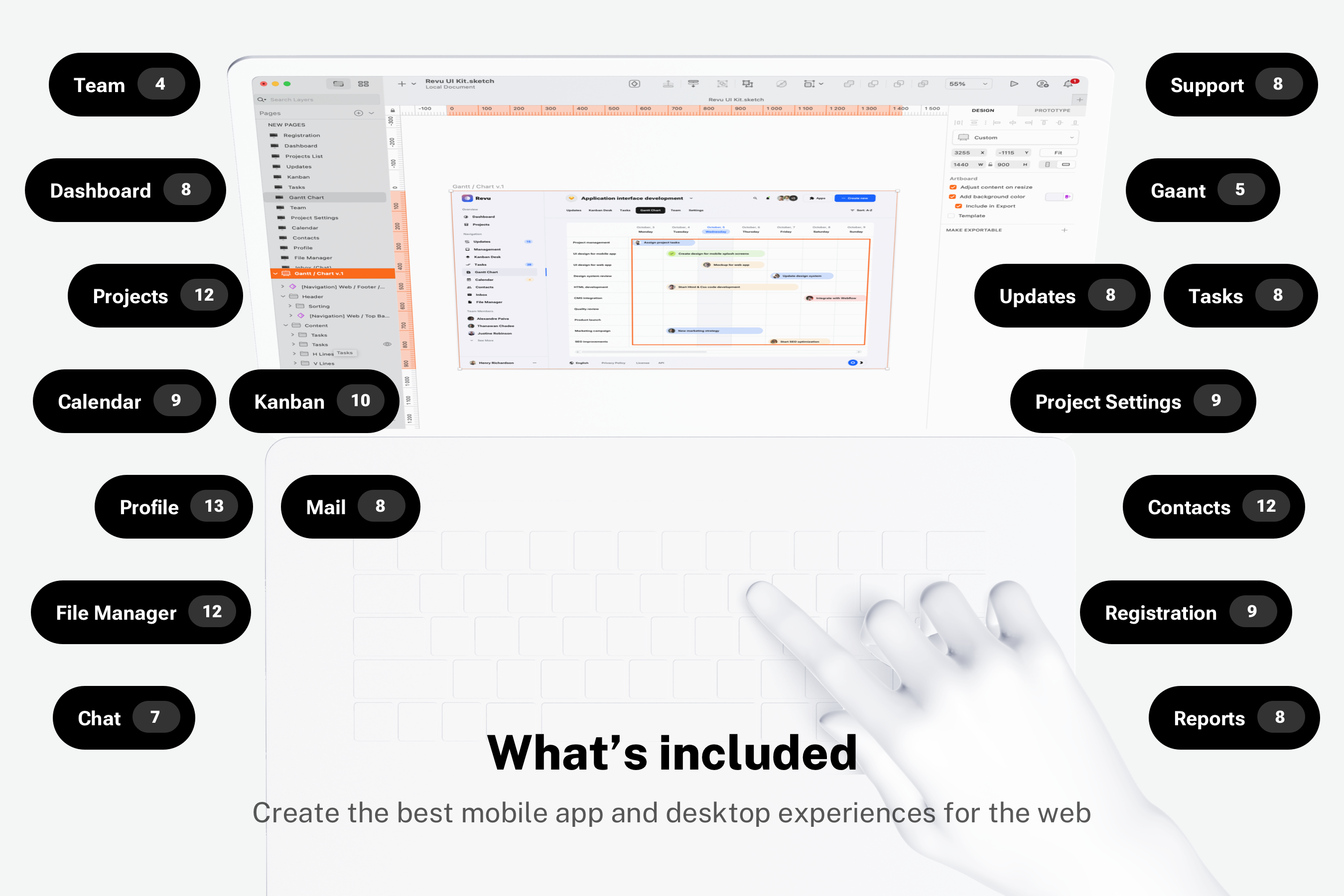 Revu - Multipurpose UI kit for SaaS Startups - 5