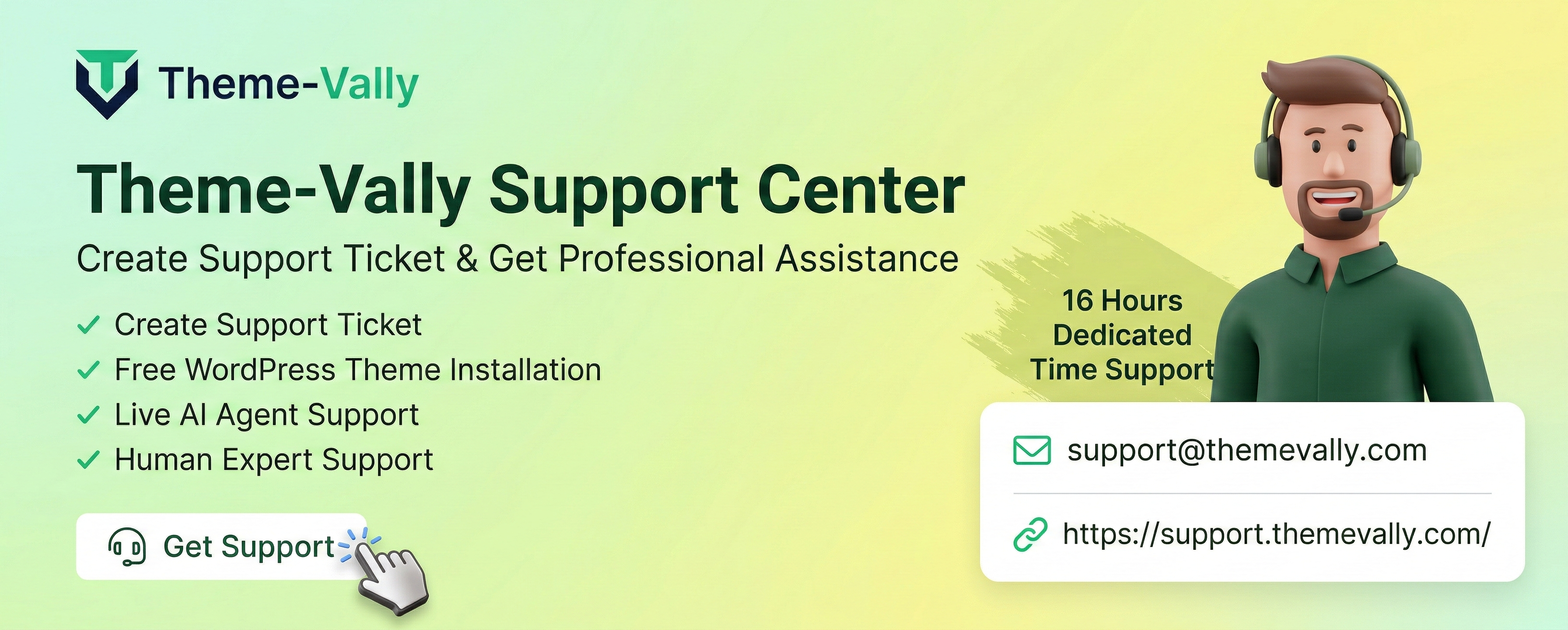 Theme-Vally Official Banner