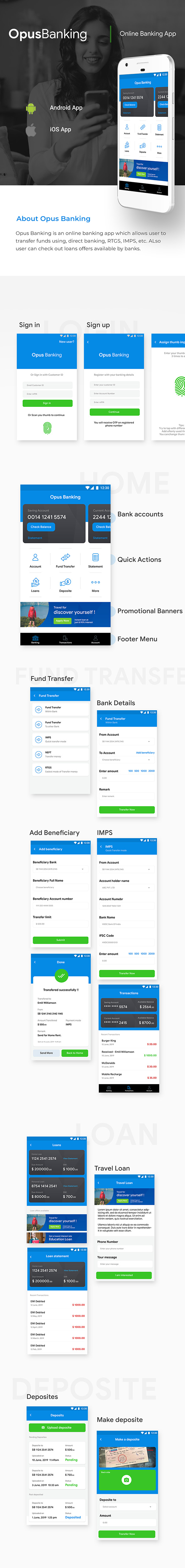 Online Banking Android App + iOS App Template | Opus Banking (HTML+CSS files IONIC 3) - 2