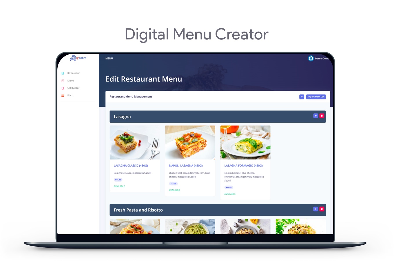 QR Menu Maker - SaaS - Contactless qr restaurant menus - 7