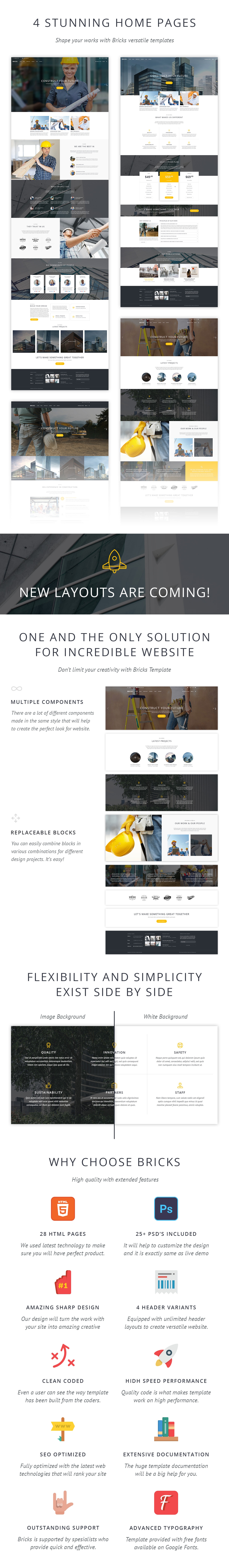 Construction & Building HTML Template - Bricks - 1