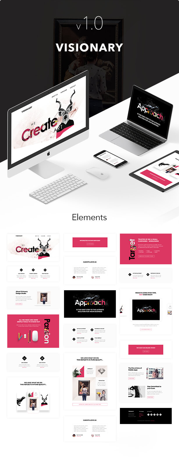 Visionary - Responsive Email + Themebuilder Access - 1