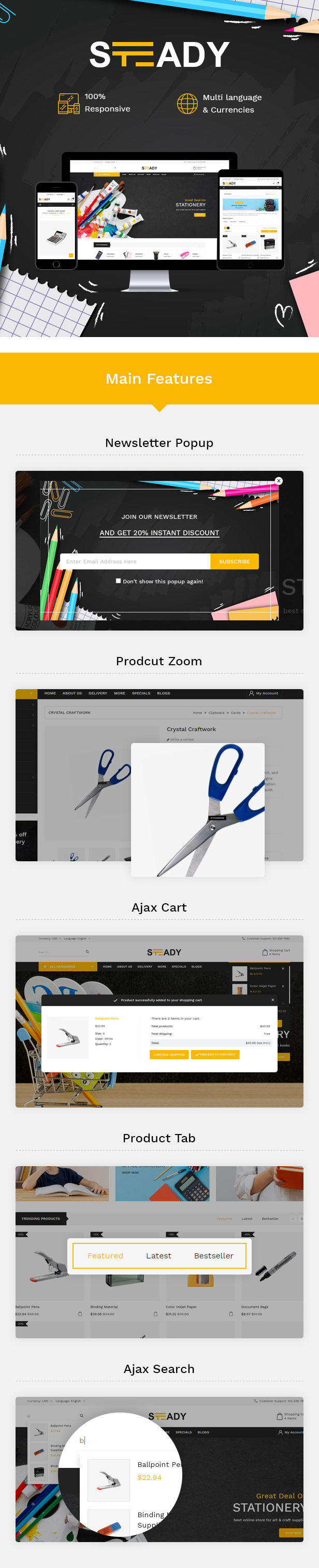 Steady Features
