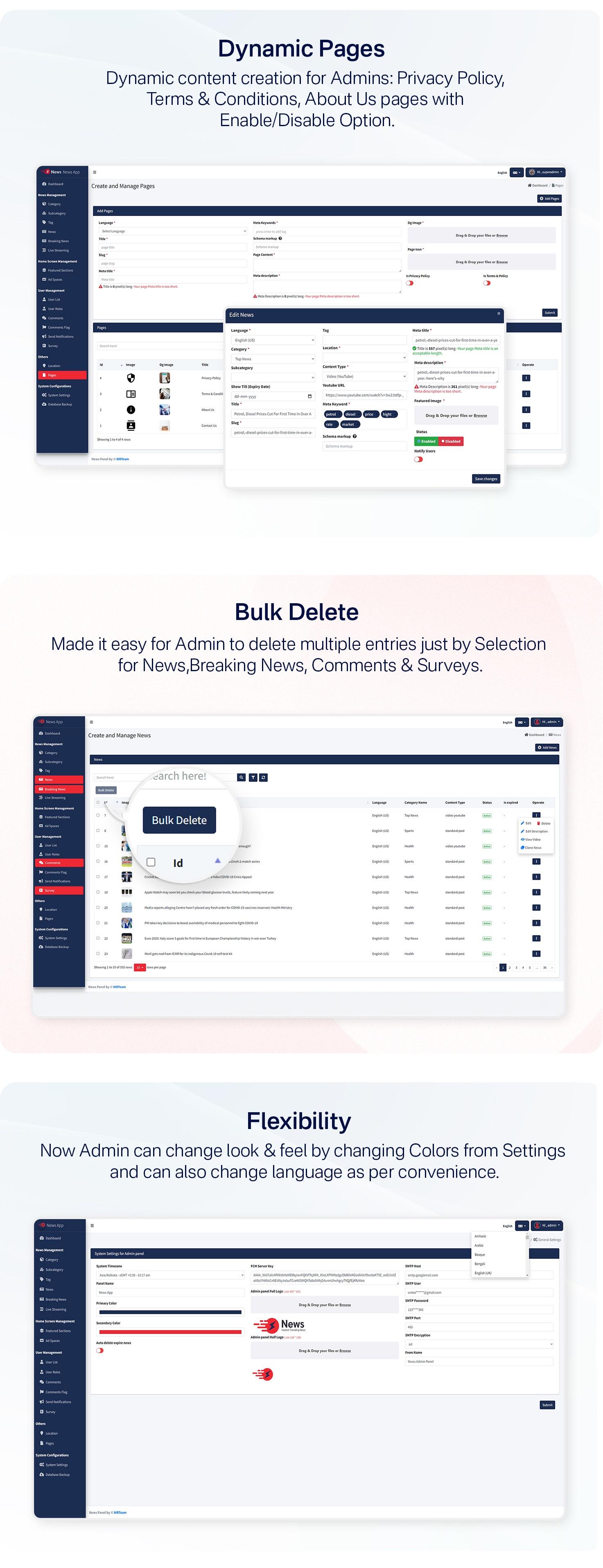 News App and Web -Flutter News App for Android and IOS App | News Website with Admin panel - 27