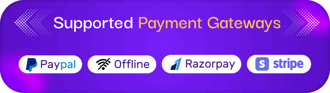 Supported Payment Gateways